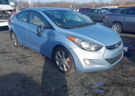 2012 Hyundai Elantra Limited (Ulsan Plant) z USA, uszkodzony, nr VIN KMHDH4AE2CU439172